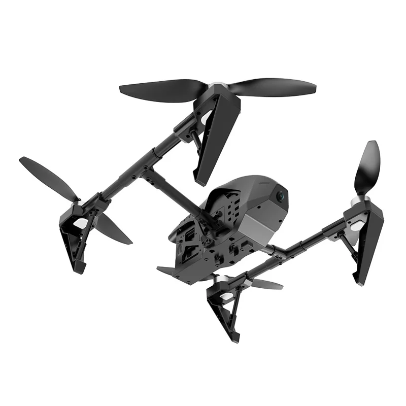 KS66 6K Luftbildfotografie Leichtmetall-RC-Drohne mit bürstenlosem HD-Kamera-Fernsteuerung, optischem Durchfluss-Quadrocopter, Einzelakku - Schwarz 