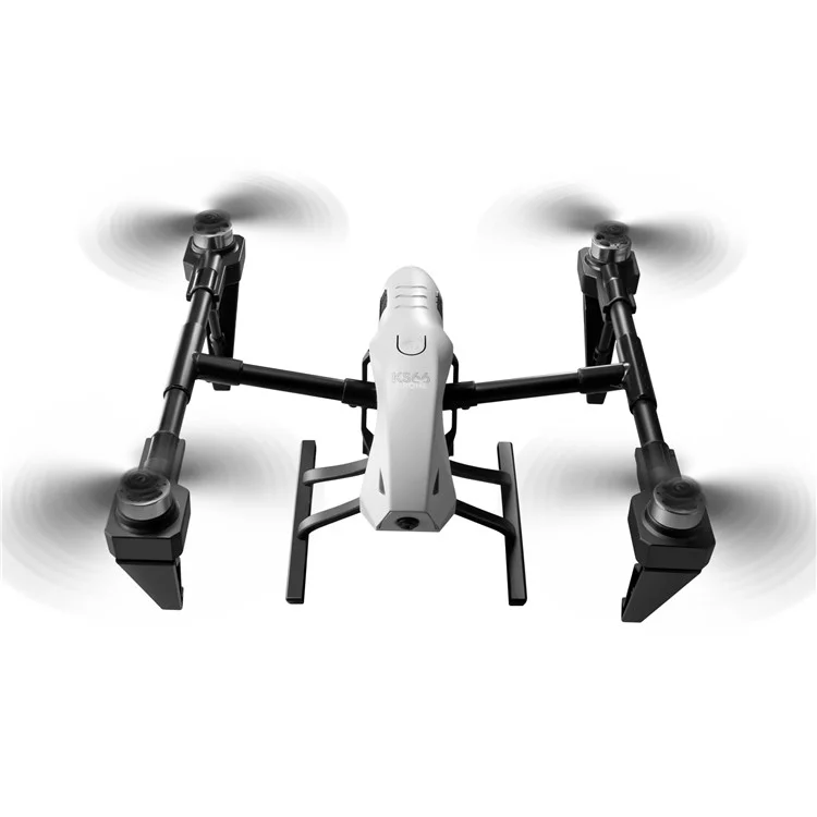 KS66 6K HD Aerial Photography Alloy RC Drone Brushless Remote Control Optical Flow Quadcopter Toy, Dual Battery - White