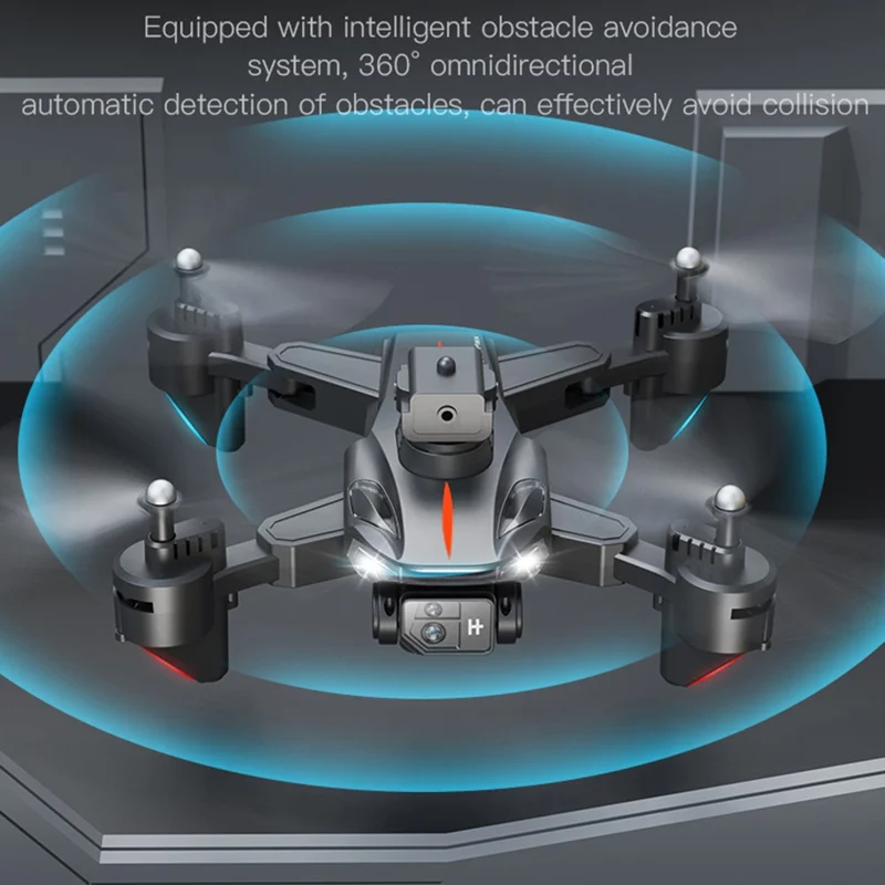 P11S  Optical Flow Positioning HD ESC Dual Lens RC Drone Folding Quadcopter with Storage Bag + 1 Battery - Orange