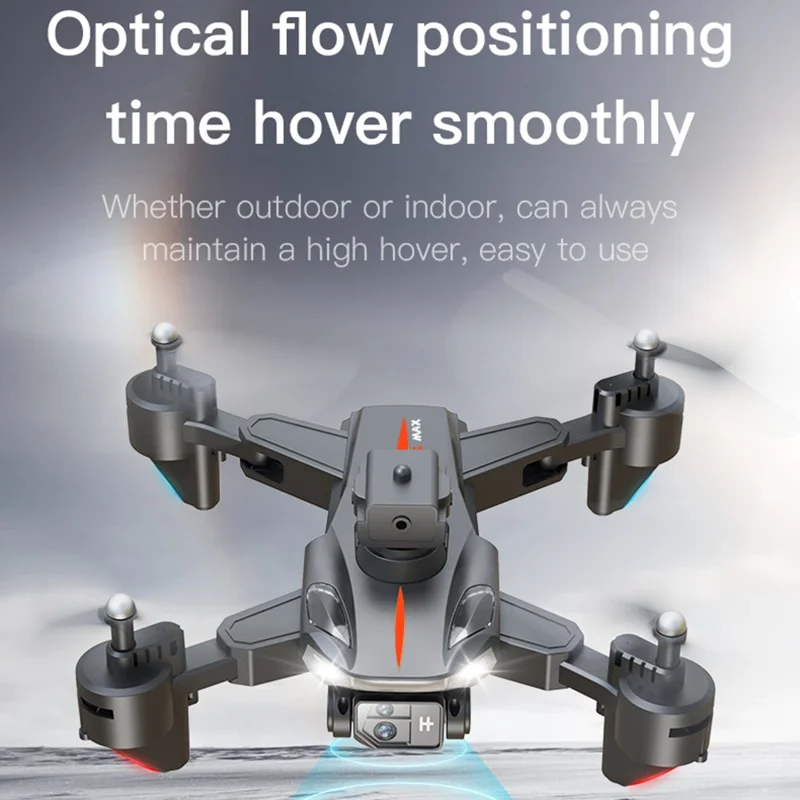 P11S  Optical Flow Positioning HD ESC Dual Lens RC Drone Folding Quadcopter with Storage Bag + 1 Battery - Orange