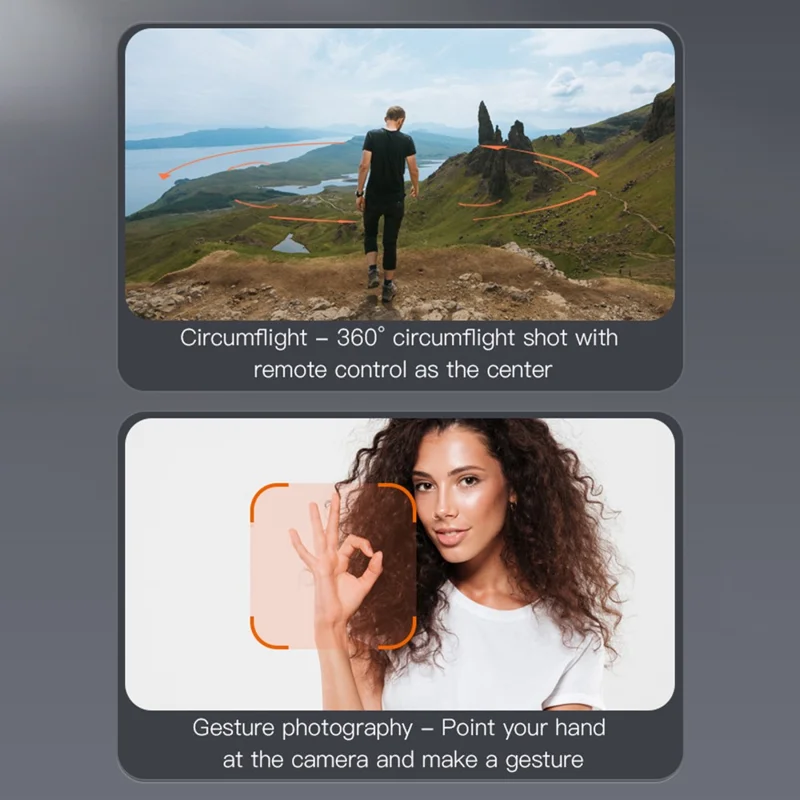 P11S  Optical Flow Positioning HD ESC Dual Lens RC Drone Folding Quadcopter with Storage Bag + 1 Battery - Orange