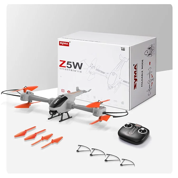 SYMA Z5 Faltbarer RC-Drohnen-Quadrocopter mit 360-Grad-3D-Flips Spielzeug-RC-Drohne, Einzelbatterie (ohne Kamera)