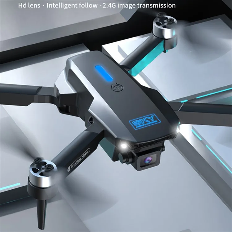 Motor Brushless E88 MAX RC Drone HD Dual-Lens APP Controle Remoto Aeronave Quadricóptero, com 3 Baterias de Drone