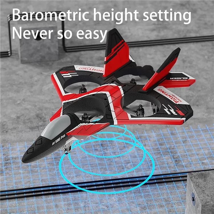 S80 Pro Foam+Plastic Aircraft Fixed Height 3-Gear Speed Remote Control Drone Toy with 1 Battery - Grün
