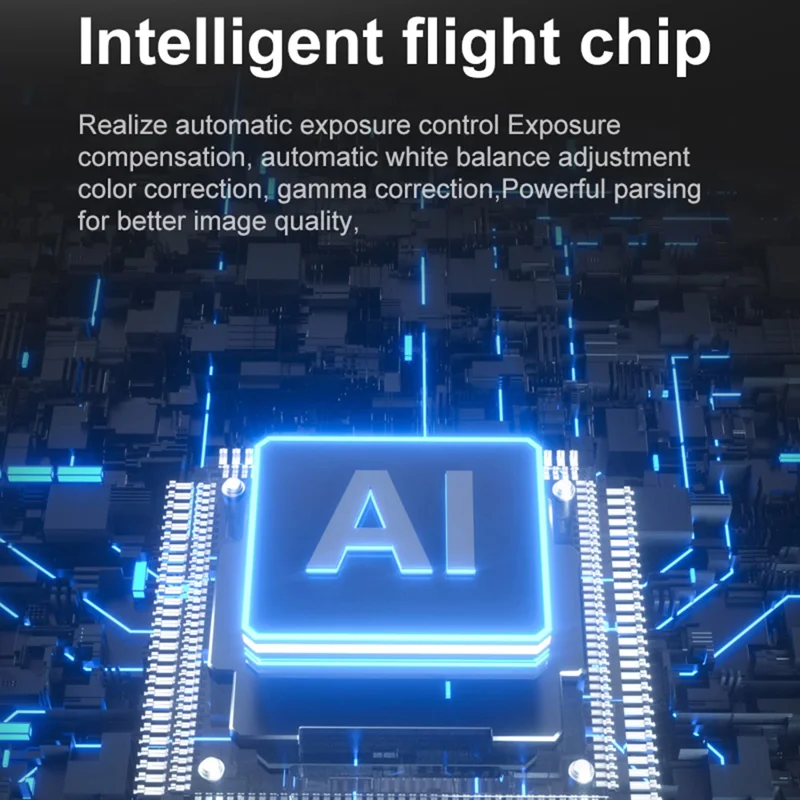 P17 (Pro) RC Drone HD Dual Camera Aerial Photography Quadcopter (Brushless Motor+GPS Automatic Return+5-way Obstacle Avoidance), with 1 Battery - Black