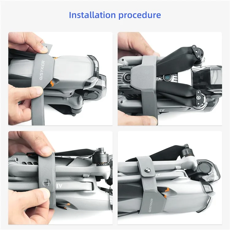 QISYKER Propeller Strap for DJI Air 3 / Air 2 / 2S Drone Blade Holder Stabilizer Fixing Strap