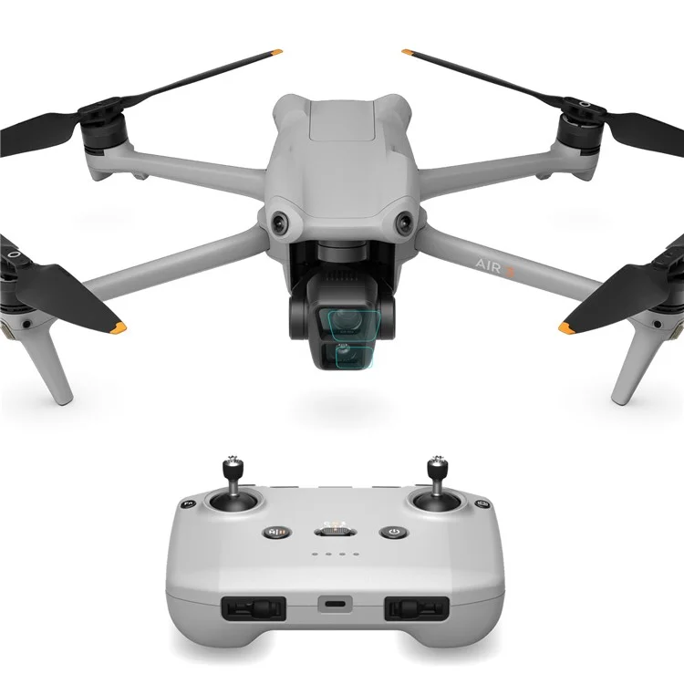 A3G08041 Набор защитной пленки для объектива DJI Air 3 Drone Закаленное стекло против царапин Защитный чехол для камеры