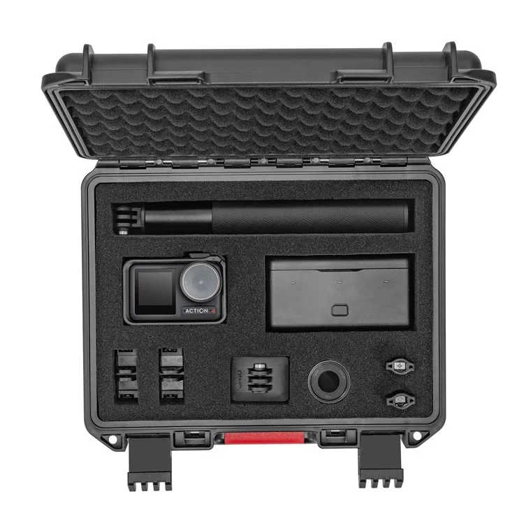 STARTRC 1127218 For DJI Action 4 / 3 Portable Waterproof PP Carrying Case Sport Camera Storage Box