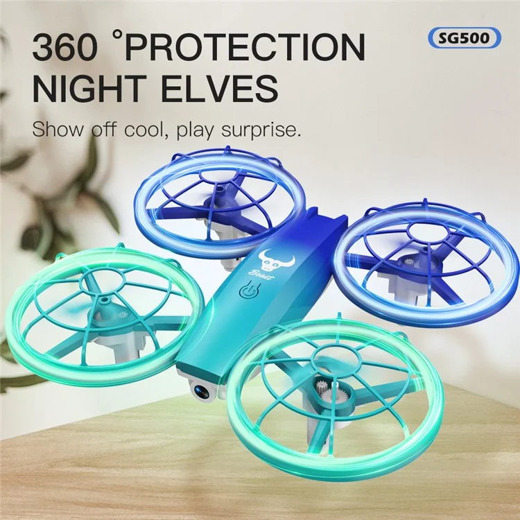 SG500max HD Camera RC Quadcopter LED Light Headless Mode 3D Flip Mini Drone Kids Gift with 1 Battery