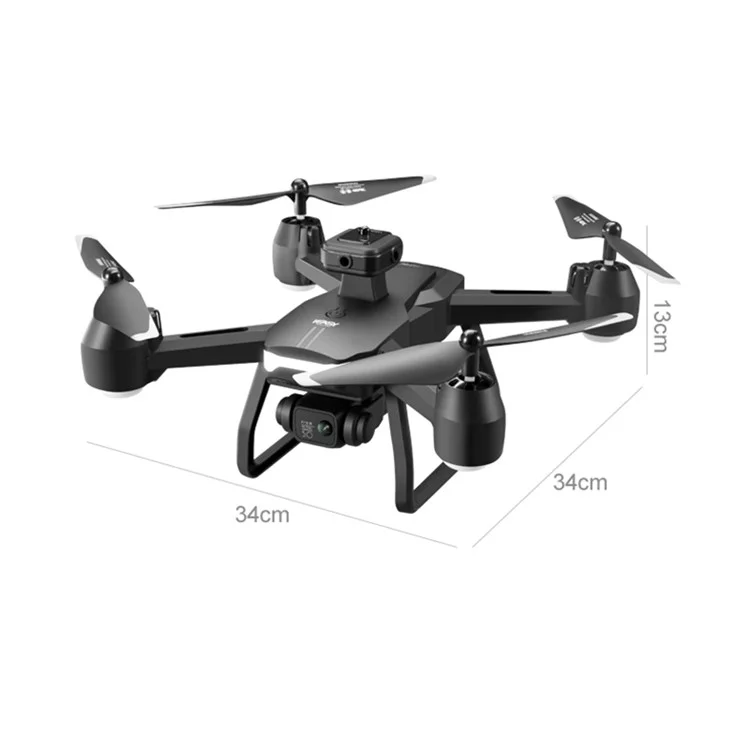 Drone 4DRC V29 à évitement d'obstacles à 360 degrés, double caméra aérienne, photo optique, positionnement par flux, 1 batterie