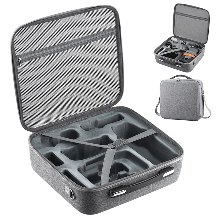 BRDRC For DJI Mavic 3 Pro RC Drone Goggles 2 Storage Bag Shockproof Carrying Case with Shoulder Strap