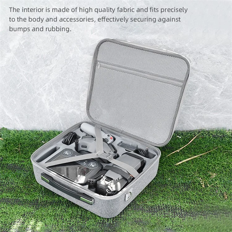 BRDRC For DJI Mavic 3 Pro RC Drone Goggles 2 Storage Bag Shockproof Carrying Case with Shoulder Strap