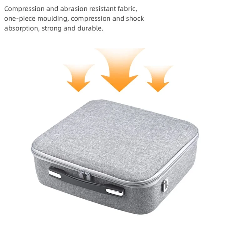 BRDRC For DJI Mavic 3 Pro RC Drone Goggles 2 Storage Bag Shockproof Carrying Case with Shoulder Strap