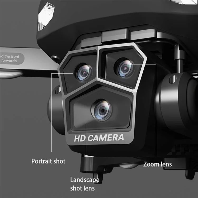 P20 Laser Obstacle Avoidance Brushless Drone HD Aerial Photo GPS Quadcopter com 2 Baterias, Steering Engine
