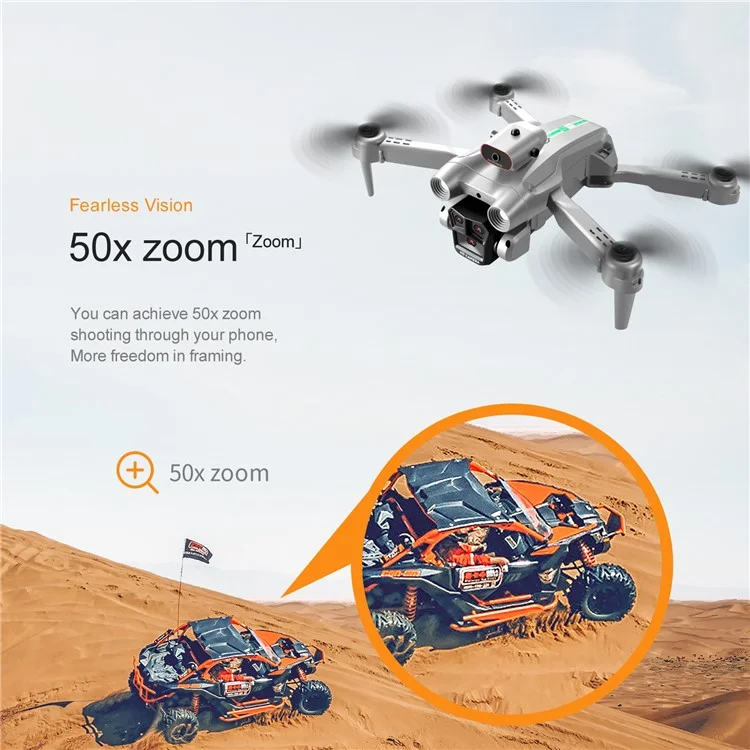 S92 Three Camera RC Drone Optical Flow Positioning 4-sids Evisace Évitement Poto Aérien Photopter Avec 1 Batterie - Noir