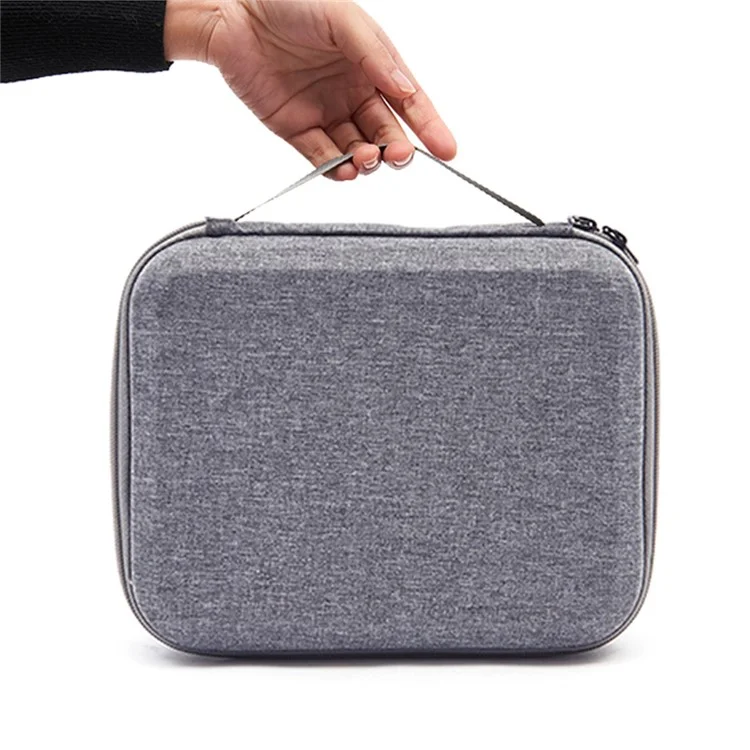 Protective Storage Bag for DJI Mini 4 Pro Carrying Case Anti-Scratch Shockproof Case with Strap - Black / Red