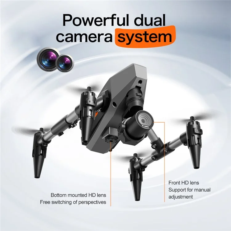 XD1 Mini Alloy Aerial Photo RC Drone 480P Lightweight Portable Aircraft with Single Battery