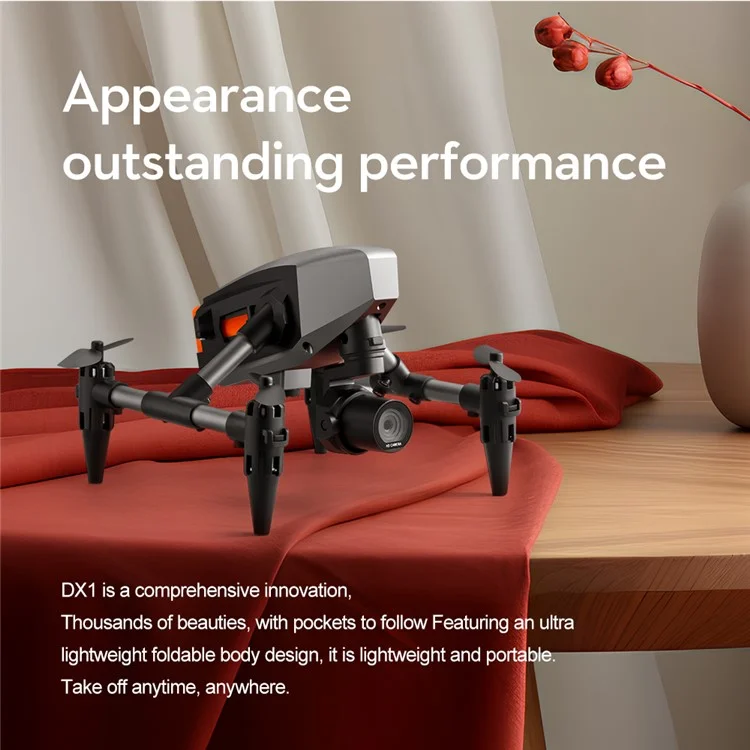 XD1 Mini Alloy Aerial Photo RC Drone 480P Lightweight Portable Aircraft with Single Battery