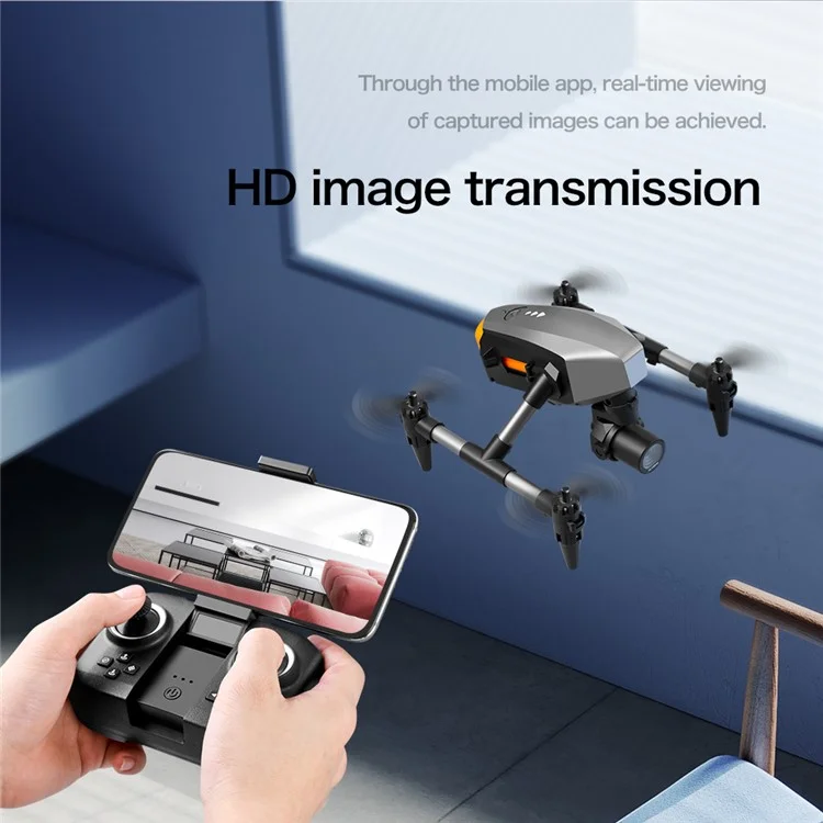 XD1 Aerial Photo 480P RC Aircraft Portable Lightweight Alloy Mini Drone mit 3 Batterien