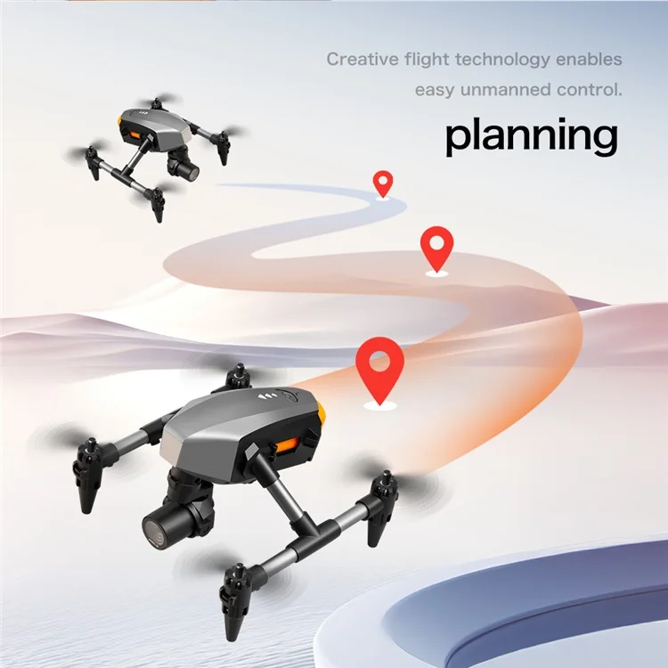 XD1 Aerial Photo 480P RC Aircraft Portable Lightweight Alloy Mini Drone mit 3 Batterien