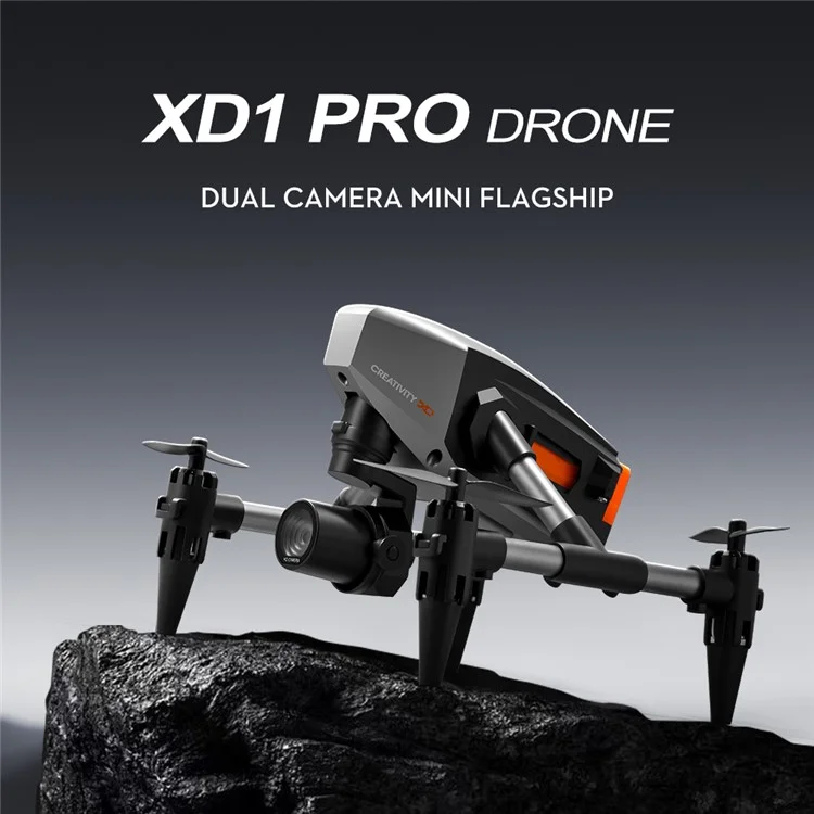 XD1 Aerial Photo 480P RC Aircraft Portable Lightweight Alloy Mini Drone mit 3 Batterien