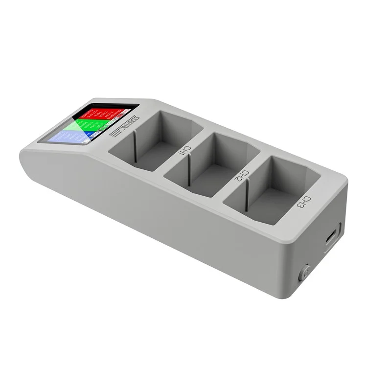STARTRC ST-1124255 Ladehub für DJI Mini 4 Pro Series 3-in-1 Drohnenakkuladegerät mit LED-Anzeige