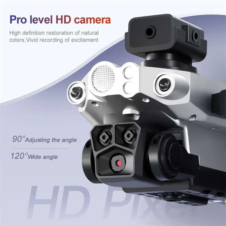 LU200 HD Camera RC Drone Flow Óptico Avión de Control Remoto Con 2 Baterías