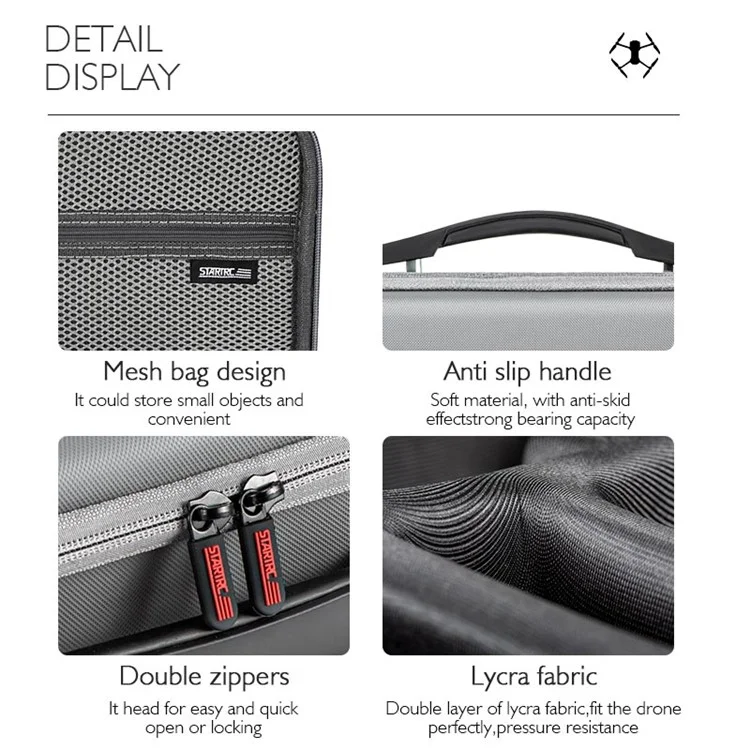 STARTRC 1110250 Bolsa de hombro impermeable para accesorios de drone DJI Air 2S
