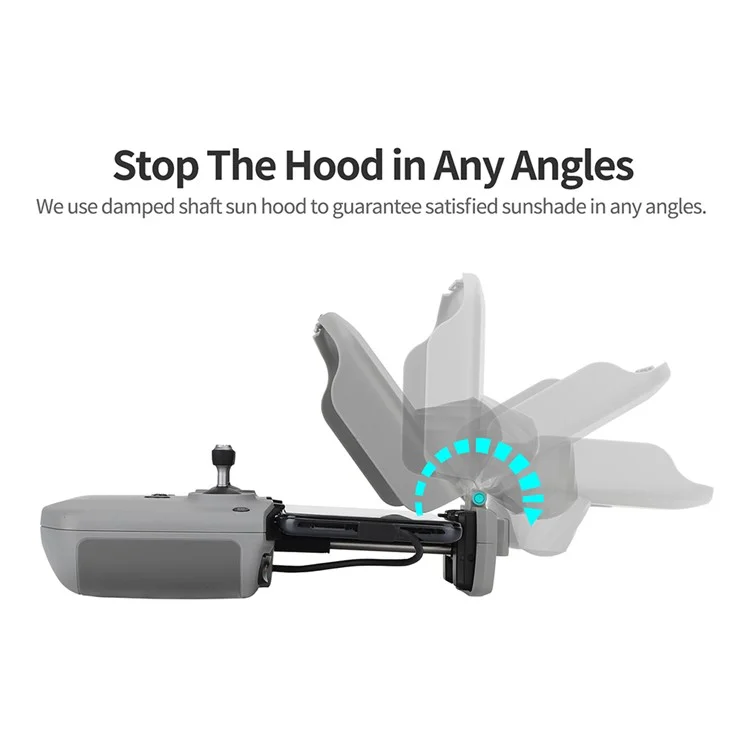 SUNNYLIFE YK715 For DJI Mini 4 Pro / AIR 3 RC-N2 / 1 Remote Controller Plastic Protective Cover Sun Hood