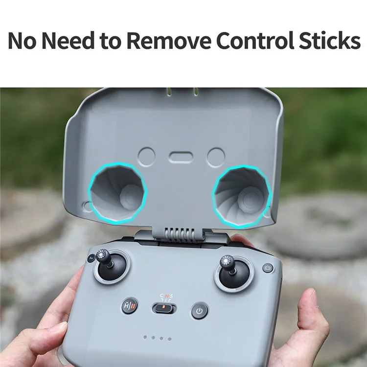SUNNYLIFE YK715 For DJI Mini 4 Pro / AIR 3 RC-N2 / 1 Remote Controller Plastic Protective Cover Sun Hood