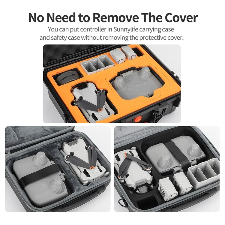 SUNNYLIFE YK715 For DJI Mini 4 Pro / AIR 3 RC-N2 / 1 Remote Controller Plastic Protective Cover Sun Hood