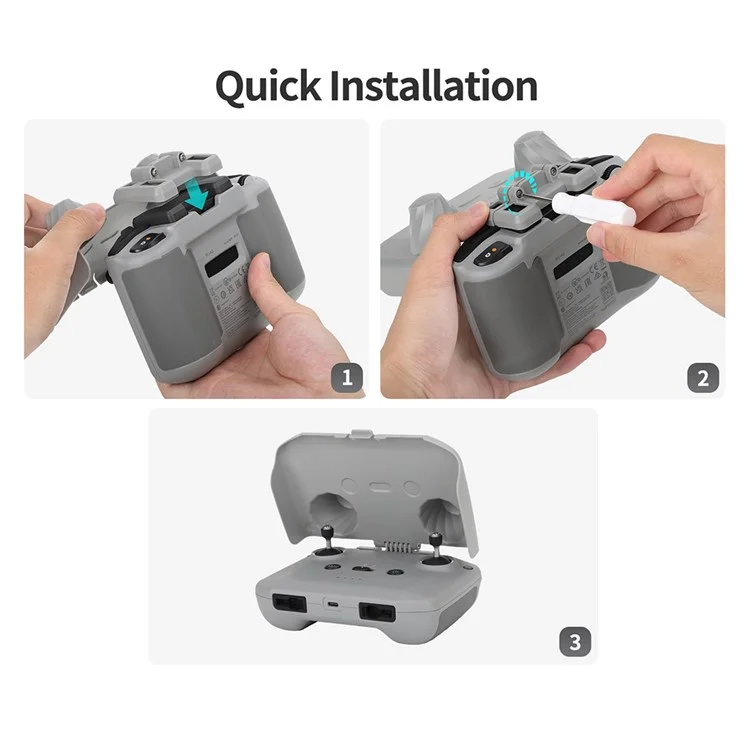 SUNNYLIFE YK715 For DJI Mini 4 Pro / AIR 3 RC-N2 / 1 Remote Controller Plastic Protective Cover Sun Hood