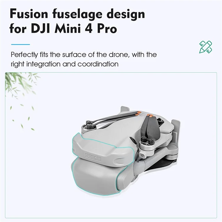 STARTRC 1129403 Para DJI Mini 4 Pro Drone Gimbal Cubierta Protectora ABS Anti-colisión Cubierta de Lente Gimbal