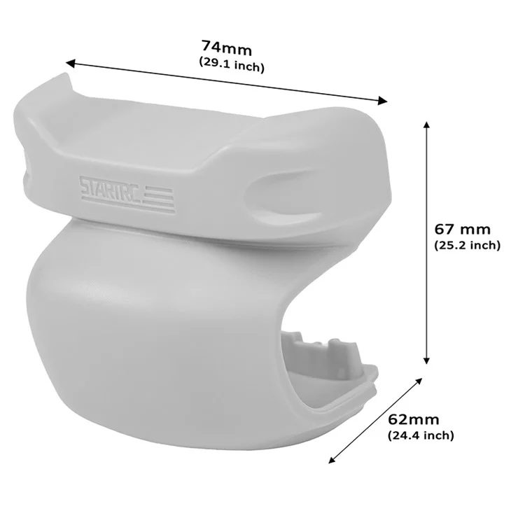 STARTRC 1129403 Para DJI Mini 4 Pro Drone Gimbal Cubierta Protectora ABS Anti-colisión Cubierta de Lente Gimbal