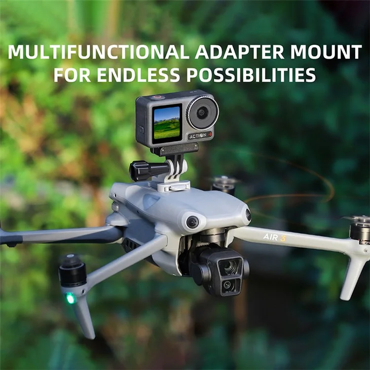 SUNNYLIFE A3-GZ695 For DJI Air 3 Mount Adapter for GoPro / Insta360 Sports Camera Expansion Mount Accessories