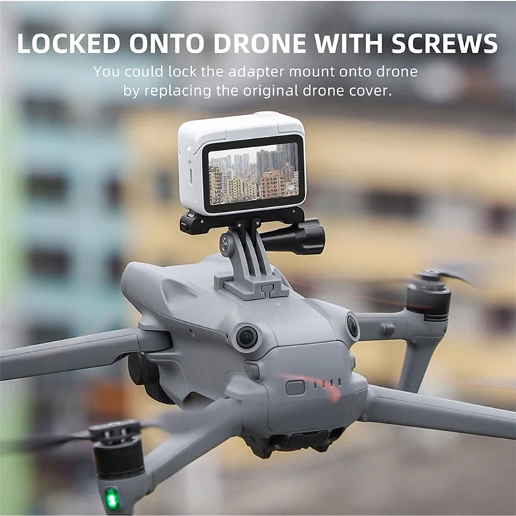 SUNNYLIFE A3-GZ695 For DJI Air 3 Mount Adapter for GoPro / Insta360 Sports Camera Expansion Mount Accessories