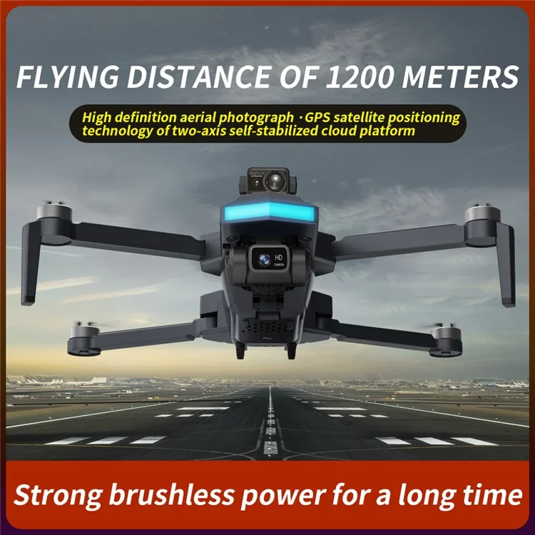 SG107MAX2 Motor sin escobillas 4K HD RC Aircraft 360 Evasión de Obstáculos Drone 4-Ejes Avión Foto Eléctrico Juguete, Doble Batería