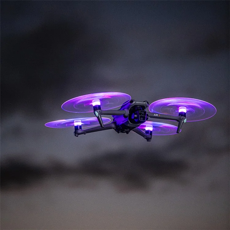 STARTRC 1130614 2 Pairs For DJI Air 3 PC Propellers Low-Noise LED Light RC Drone Blades Replacement