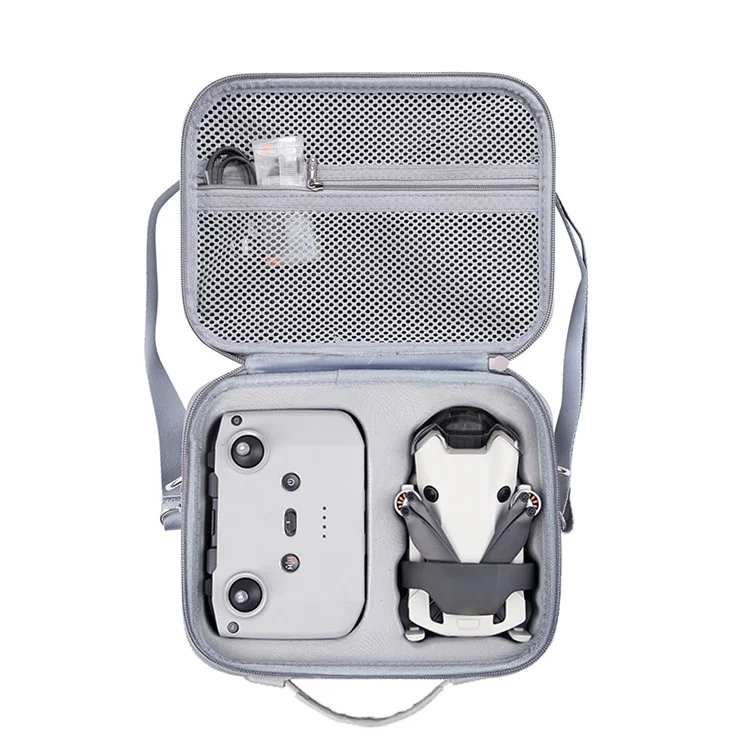Für DJI Mini 4 Pro EVA Stoßfeste Tragetasche Drohnen RC-N1 / N2 Controller Umhängetasche