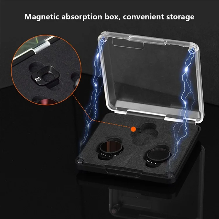 Conjunto de 2 Filtros BRDRC VND2-5+ND5-9 para DJI Mini 3 Pro - Acessórios de Proteção de Lente de Drone