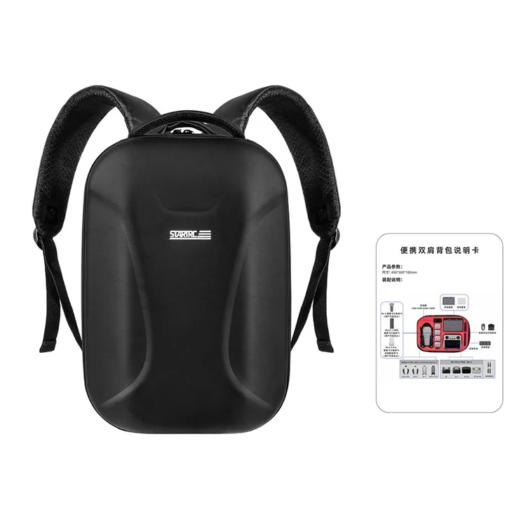 STARTRC M3 1124019 Pour DJI Mavic 3 / Mavic 3 Pro / Mavic 3 Classic Sac à dos en cuir PU + EVA Accessoires pour drone Sac de transport