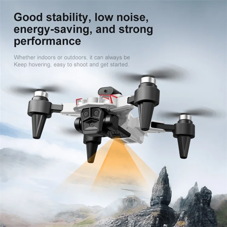 K12 Max Drone Motore Brushless Obstacle Avoidance Posizionamento del flusso ottico Aeromobile, con 1 batteria