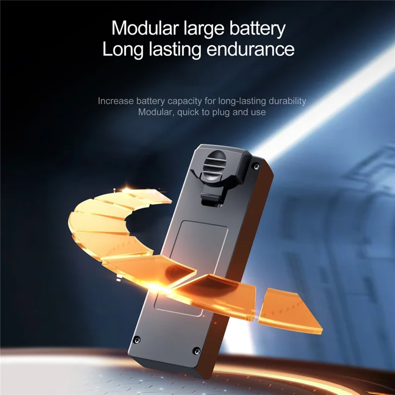 S119 HD Aerial Photo Brushless Motor Aircraft Optical Flow Positioning RC Folding Drone with 1 Battery - White