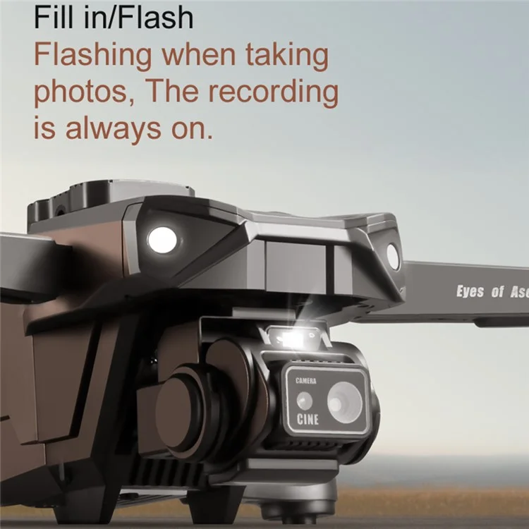 D1 HD Dual Camera Brushless Aircraft Obstacle Avoidance Optical Flow Positioning RC Drone, 1 Batterie - Schwarz