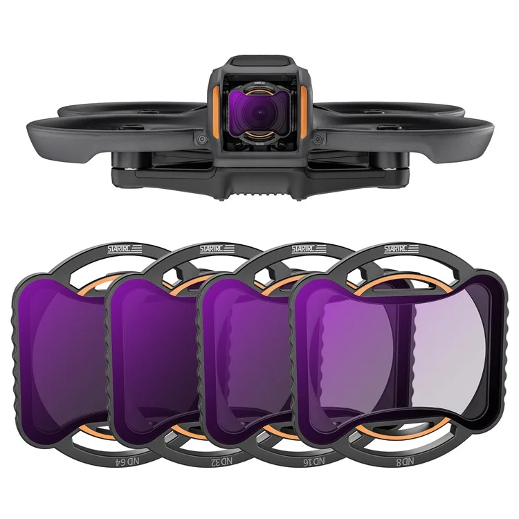 STARTRC 1139747 4Pcs For DJI AVATA 2 ND8 ND16 ND32 ND64 Multi-coated Drone Filter Set