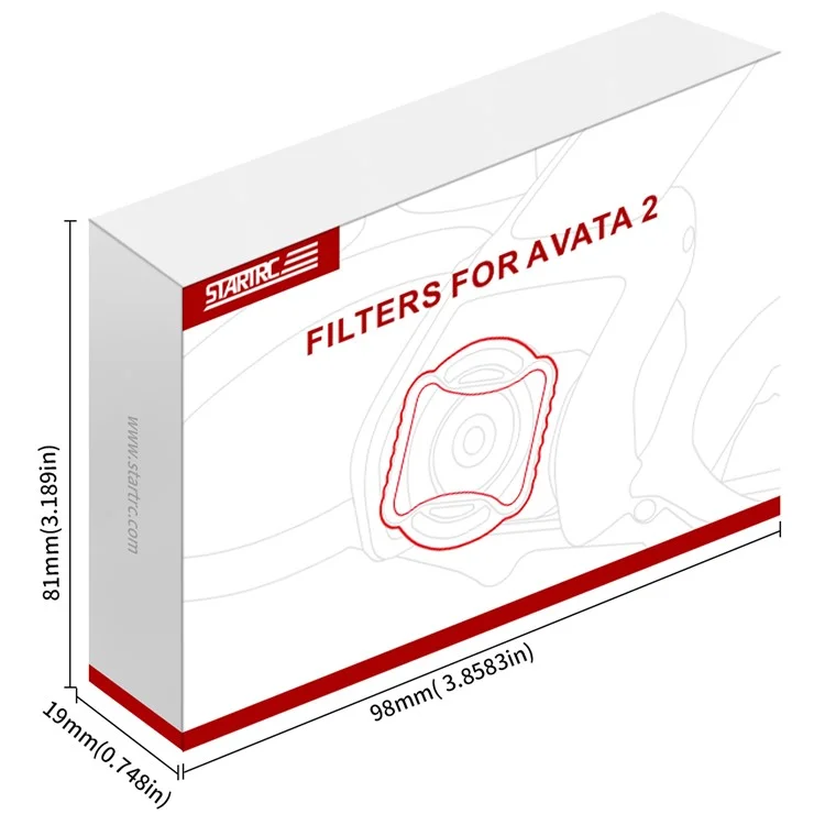 STARTRC 1139693 Grossiste 6PCS Filtre Objectif pour DJI Avata 2 RC Drone CPL ND Filtres