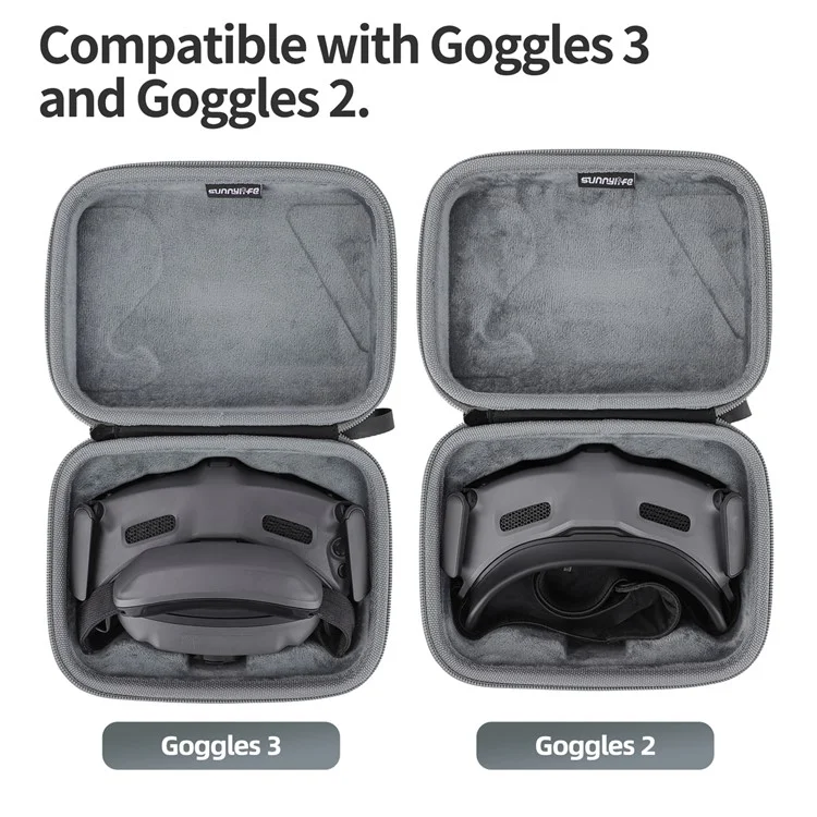 SUNNYLIFE AT2-B776 для хранения очков DJI Goggles 3, ударопрочный чехол для переноски