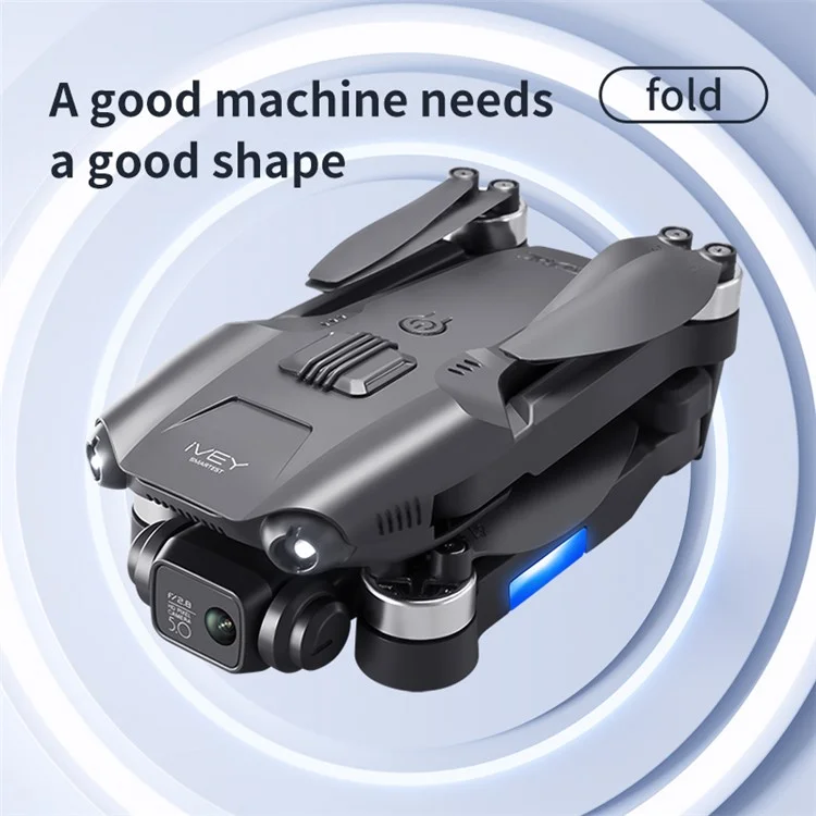 4DRC V28 Optical Flow Positioning Folding RC Drone Dual-Lens Brushless Motor Quadcopter with 2 Batteries