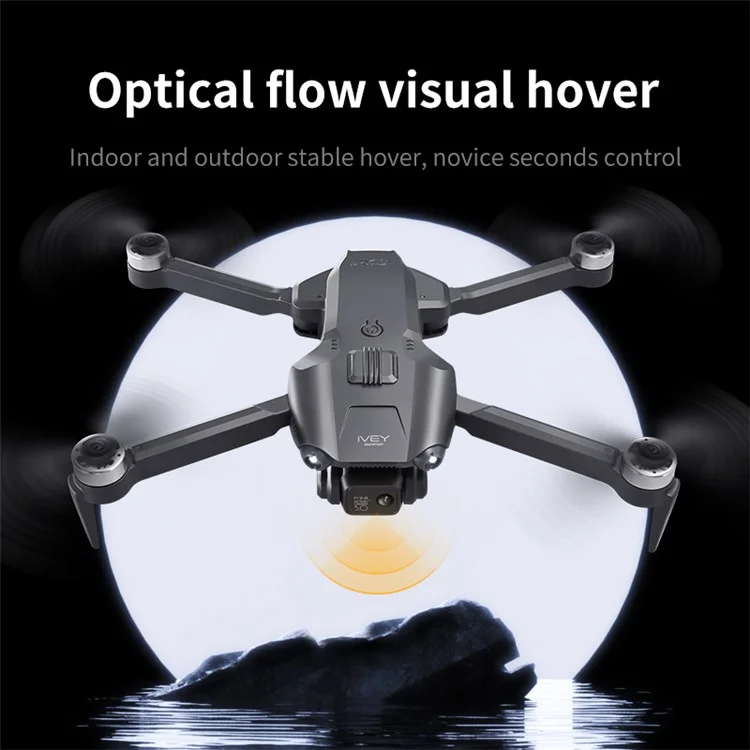 4DRC V28 Optical Flow Positioning Folding RC Drone Dual-Lens Brushless Motor Quadcopter with 2 Batteries