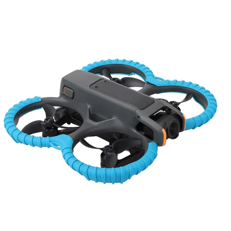 SUNNYLIFE AT2-KC820 For DJI Avata 2 2Pcs / Set Anti-collision Drone Propeller Blade Guard TPU Protection Rings - Blue